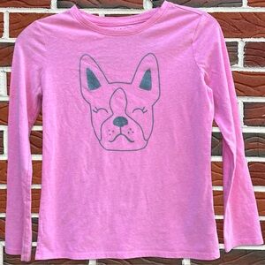 🐶✨Cat & Jack Dog Graphic Long Sleeve Shirt Size Medium 7/8 yr